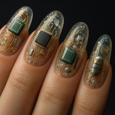 Create a technology-inspired image in Sora prompt 