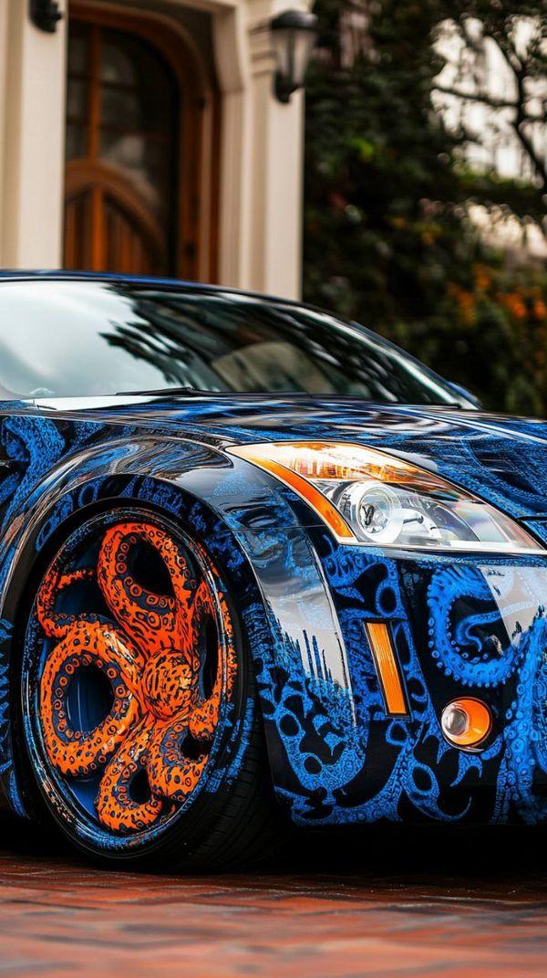 How redesign Nissan 350z with AI prompt 