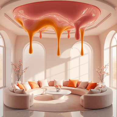 Interior design with a unique prompt in stable diffusion AI
