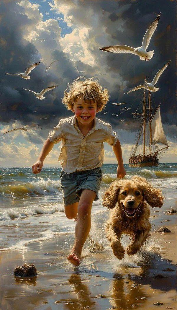 Animate Oil painting prompt in the style of artist that you want 