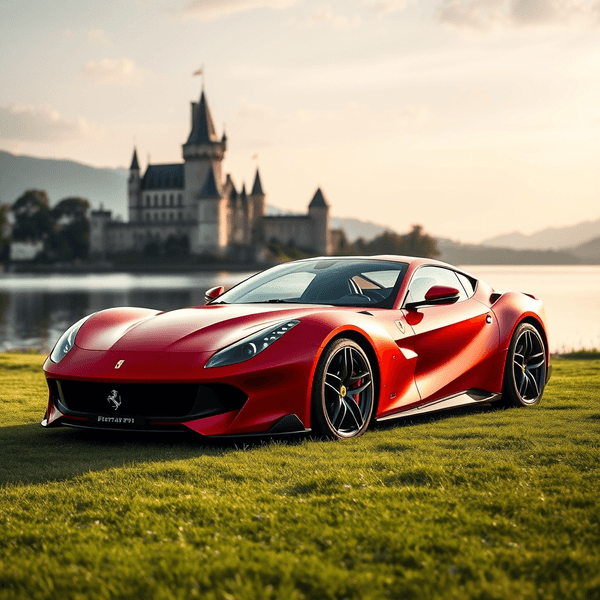 Sport AI prompt to create a new Ferrari image 