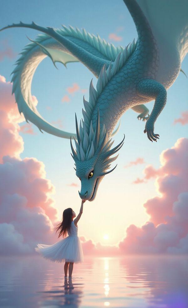 AI prompt to convert dragon image to a short video in Adobe FireFly