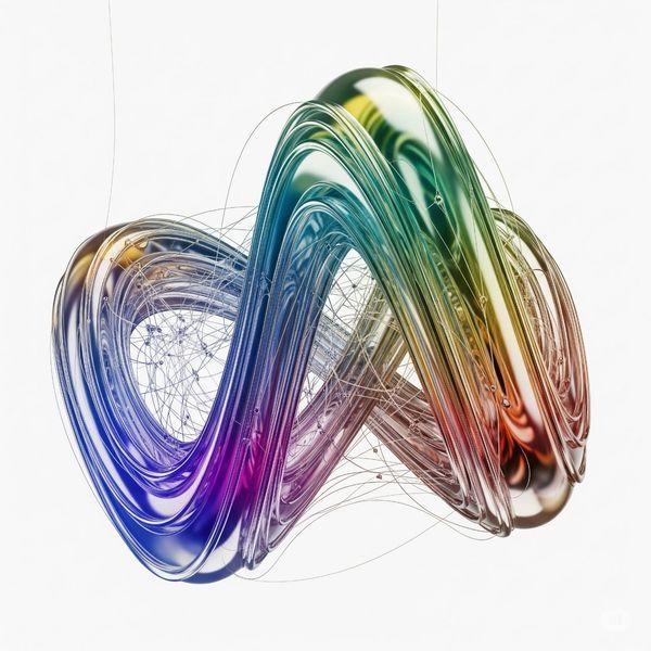 🌈 Viscous abstraction ai prompt to create 3D shapes on Gemini 