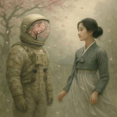 Text to image prompt in Chatgpt for Farewell to the Cosmonaut 🚀 
