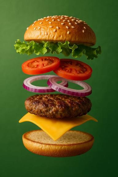 Food item design in Copilot with AI prompt 🍔