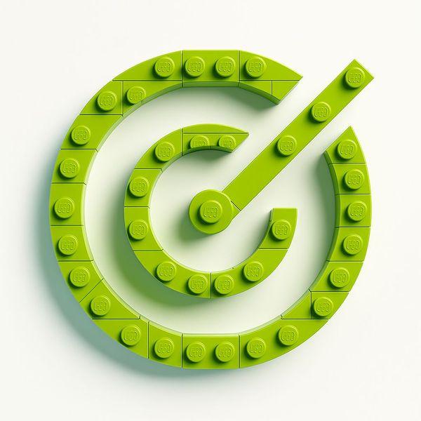 How to create a colorful LEGO bricks from your logo with AI prompt 