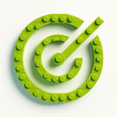 How to create a colorful LEGO bricks from your logo with AI prompt 