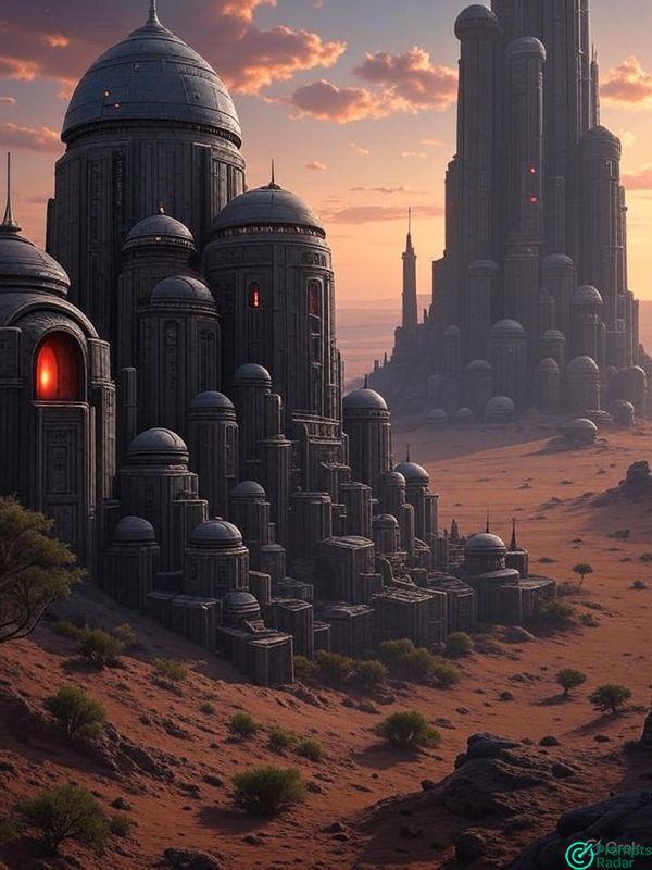 AI prompt to generate image of A futuristic city on an alien planet