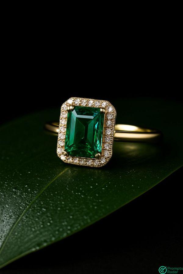 Chatgpt5 prompt to imagine a gemstone 💎 ring luxury 