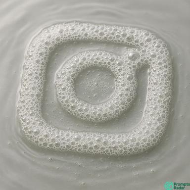 Foamy logo of uploaded image with a Copilot ai prompt 