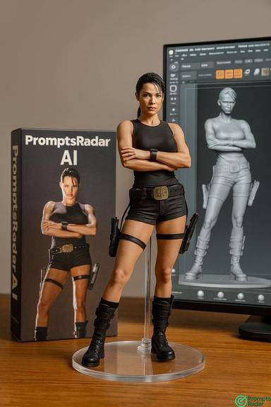 Create a figure of your character with Nano Banana prompt 