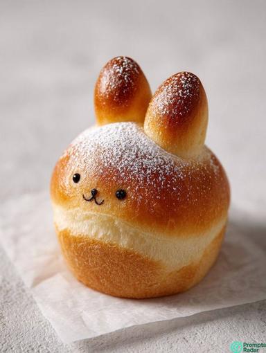 How create shapes freshly baked in Midjourney prompt 