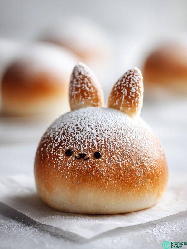 How create shapes freshly baked in Midjourney prompt 