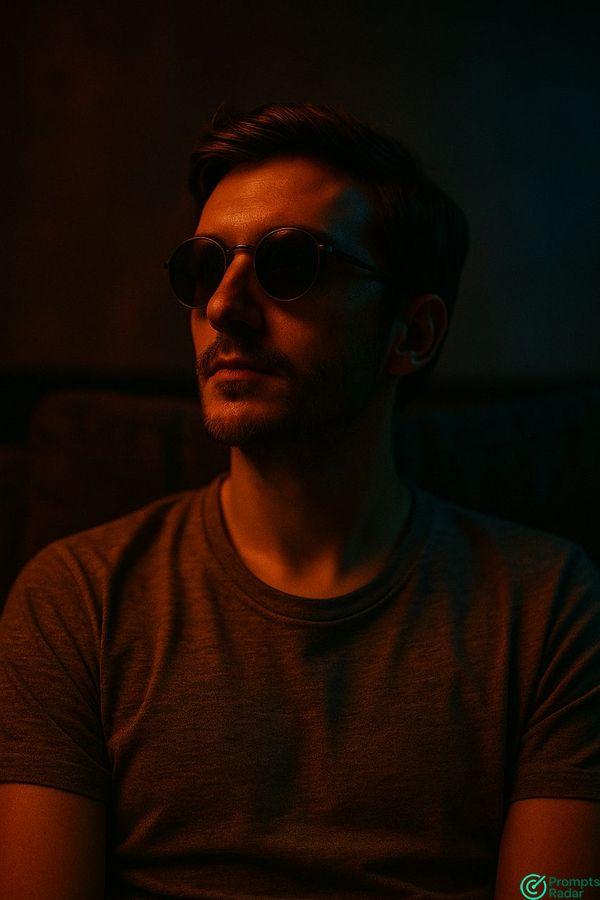 A cinematic portrait prompt to compare Chatgpt vs Gemini 