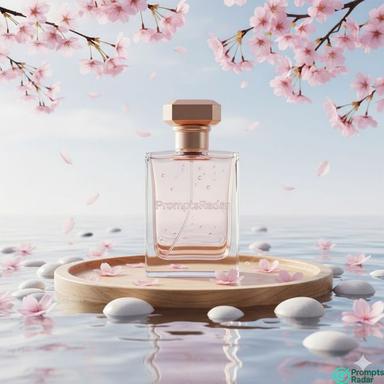 Ultra-realistic perfume bottle prompt with Gemini AI 