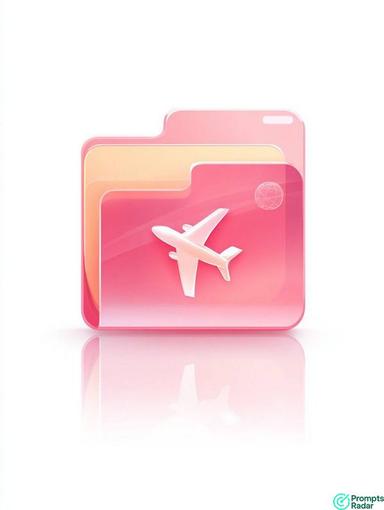 How design a minimalistic travel app logo with advanced Midjourney prompt 