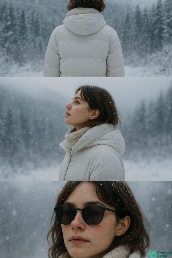 Ai snow scene creation with Gemini and Grok prompt 