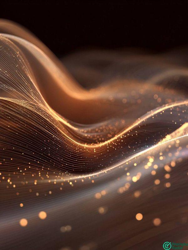 Abstract Digital Waveform Grid prompt in Midjourney Ai