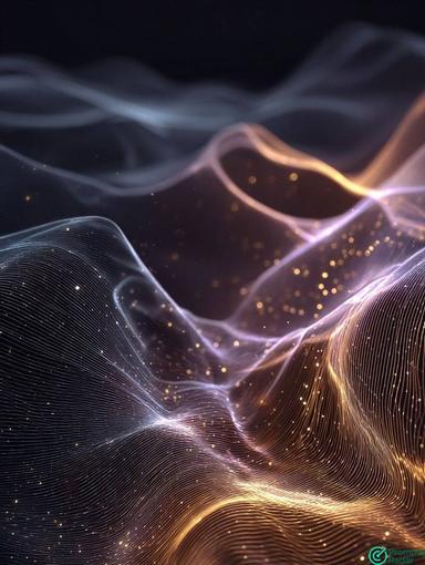 Abstract Digital Waveform Grid prompt in Midjourney Ai