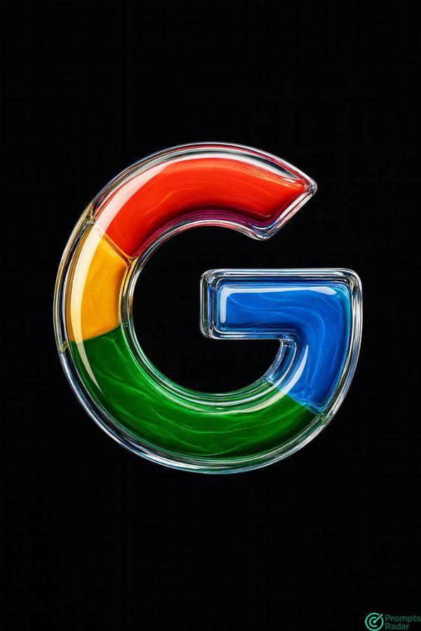 Reflective Glass Logo prompt Gemini vs Chatgpt 