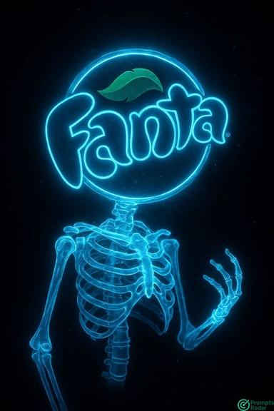 Luminous Evolving Skeleton with Sonic Pulses with Chatgpt prompt 