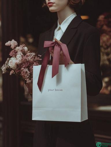 Luxury Brand Bag Showcase Photography in Midjourney prompt 