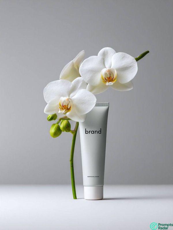 Minimalist Rams Style Skincare Product Photography prompt with Midjourney 