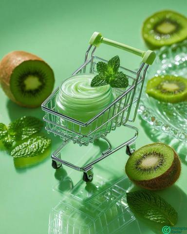 Studio Product Showcase: Overhead Cart View with Midjourney prompt 