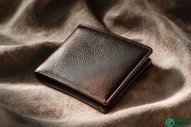 High-End Vegan Wallet Product Photography prompt