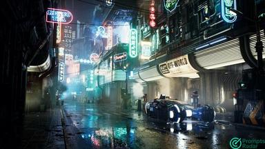 Hyper-Realistic Cyberpunk Cityscape with Nano Banana prompt