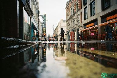 Candid City Street Photography prompt in Nano Banana