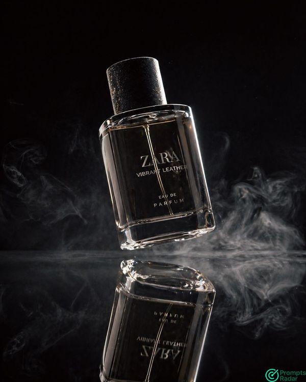 Luxury Product Showcase - Aerial Reflection with ChatGPT prompt