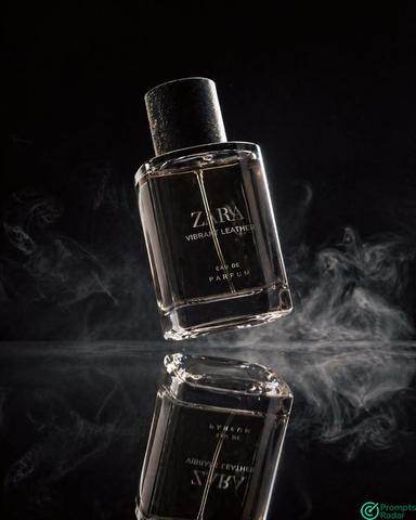 Luxury Product Showcase - Aerial Reflection with ChatGPT prompt