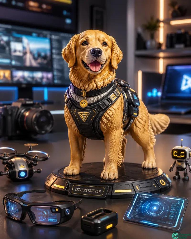 Custom Hyper-Realistic 3D Collectible Figurine: Studio Product Photography Prompt