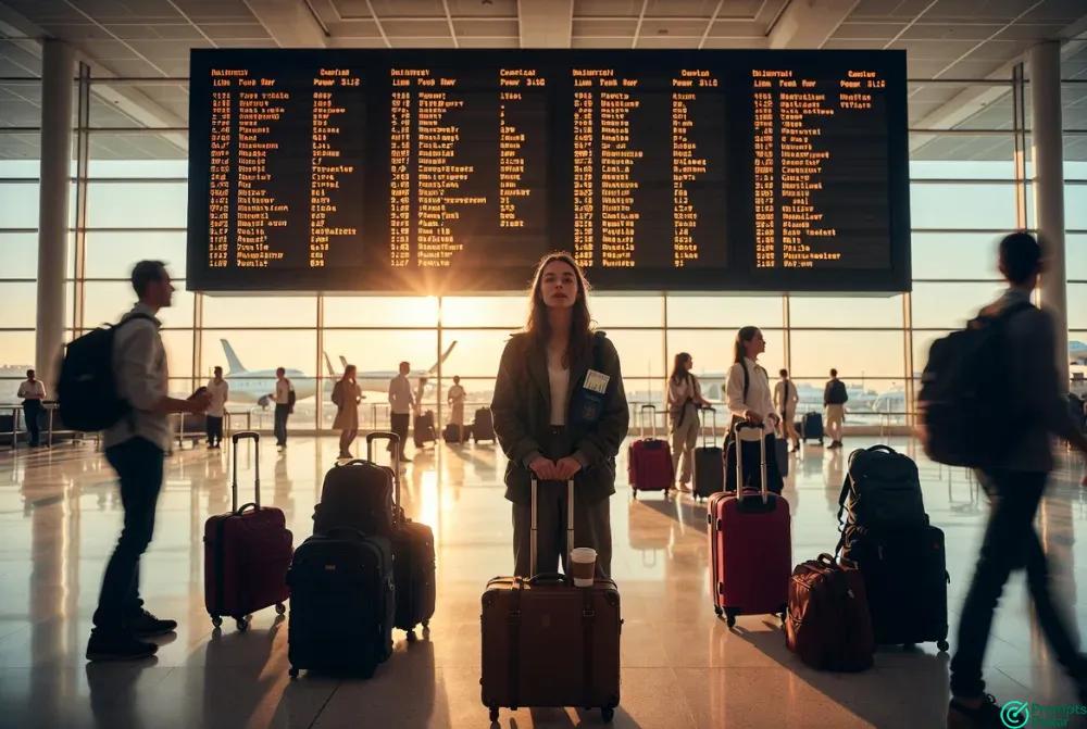 Cinematic Airport Departure: Golden Hour Travel Story prompt compare Chatgpt vs Grok
