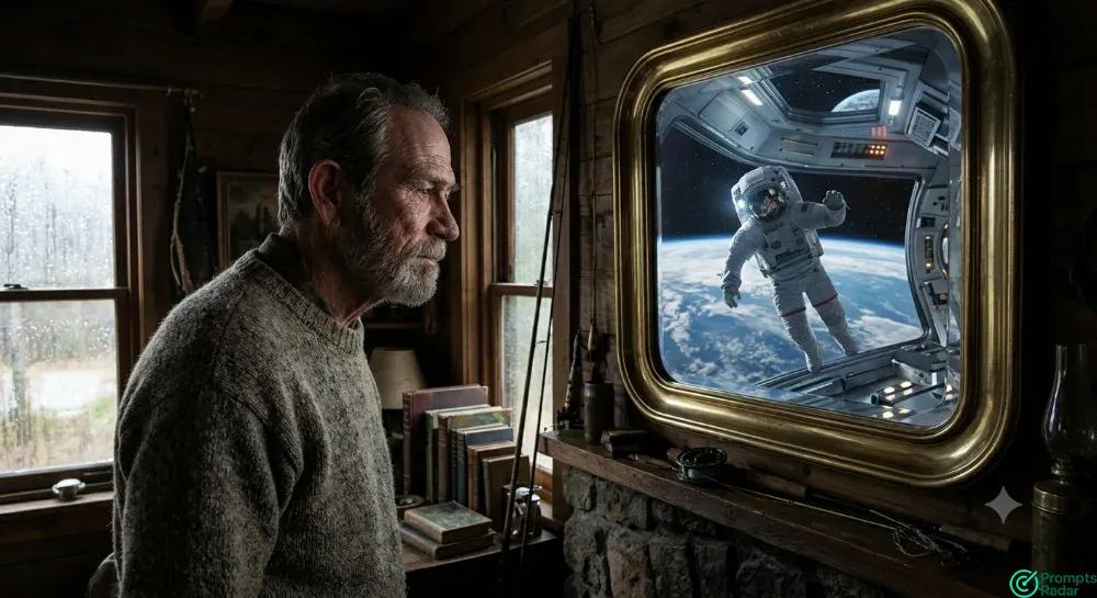 Hyper-realistic Reflection Photography prompt: Unveiling Alternate Realities