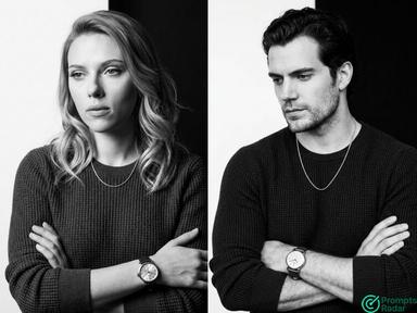 High-End Monochrome Studio Portrait prompt with Reference Facial Preservation