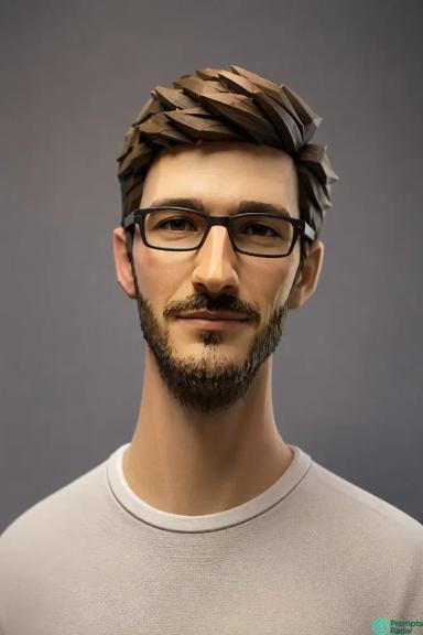Stylized 3D Collectible Figurine Portrait prompt Masculine Designer Art Caricature with ChatGPT